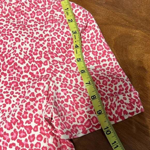 Free the Roses pink Cheetah Print Top NWOT - Picture 7 of 7